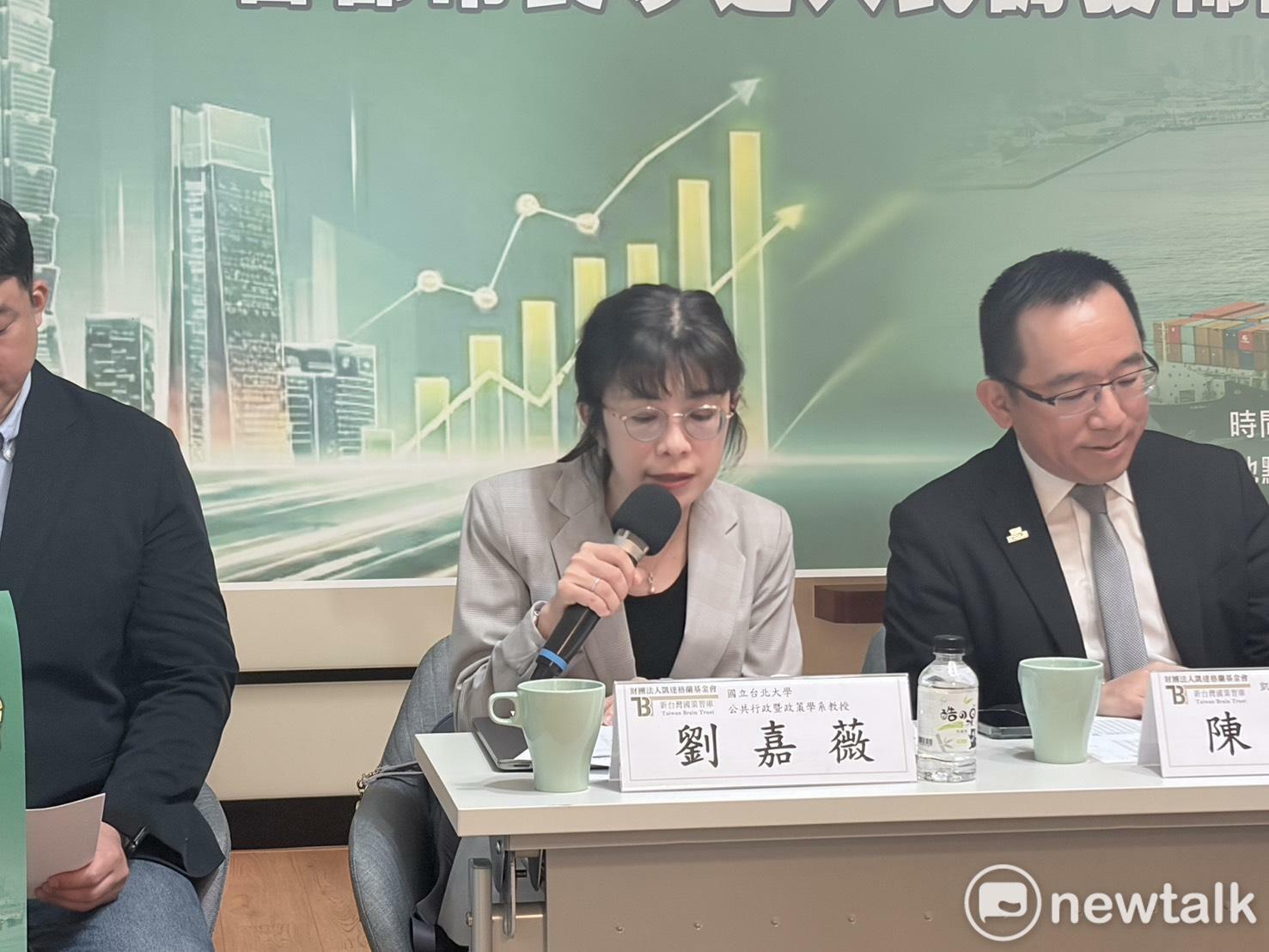  台北大學公共行政暨政策學系教授劉嘉薇。 圖：李宣萱/攝 