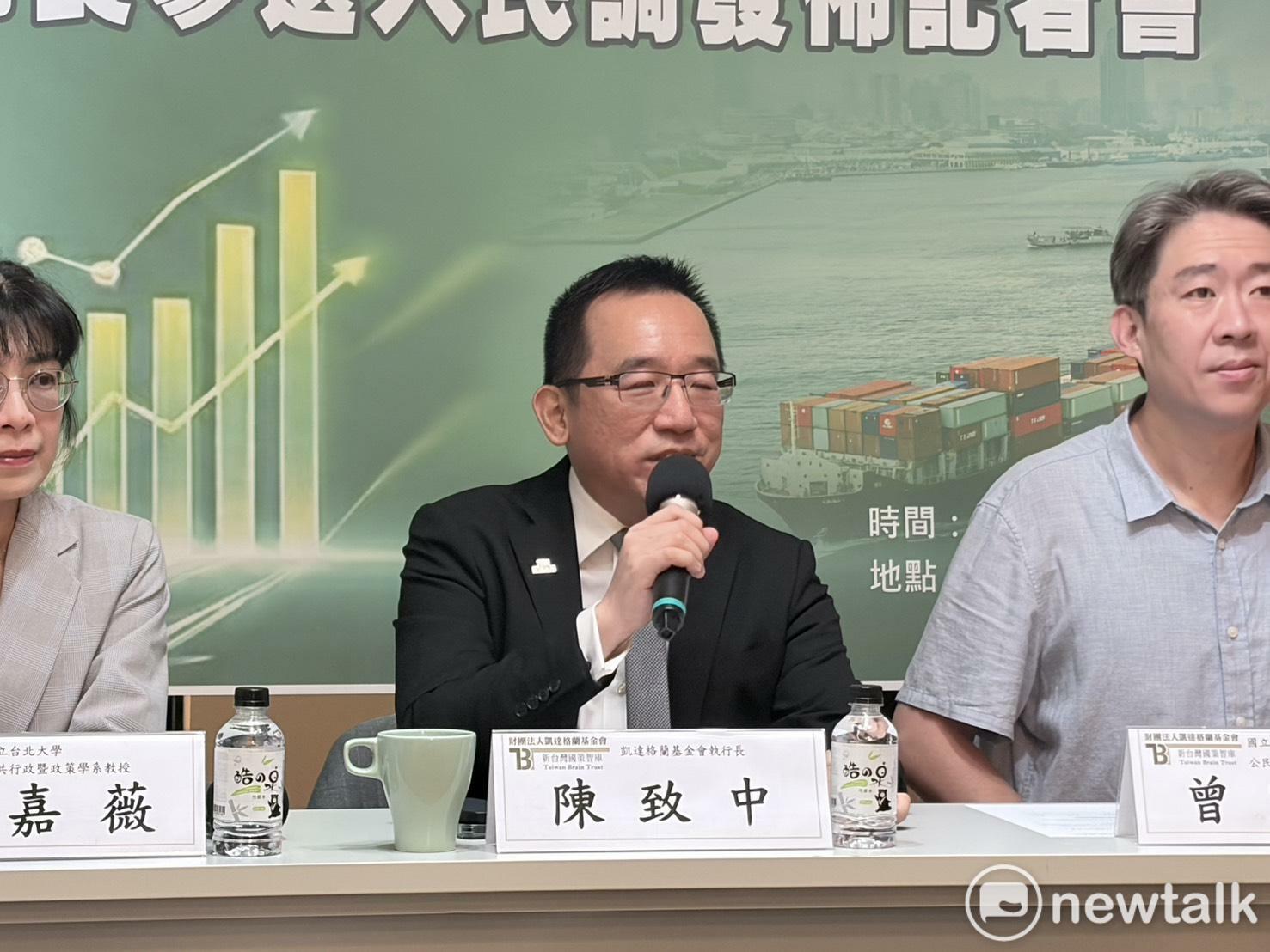  凱達格蘭基金會執行長陳致中。 圖：李宣萱/攝 