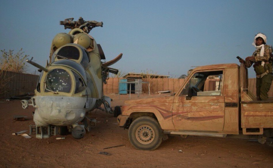  與蓋達組織有關聯的武裝團體「伊斯蘭與穆斯林支持陣線」（JNIM）近日在馬利中部發動連環攻擊。 圖：翻攝自X帳號@MOSSADil 