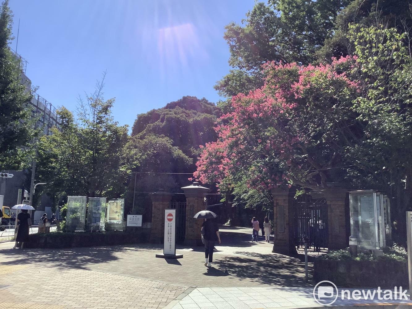  學習院大學原本是日本皇族專用大學，現在開放為一般私立大學。 圖：劉黎兒攝 