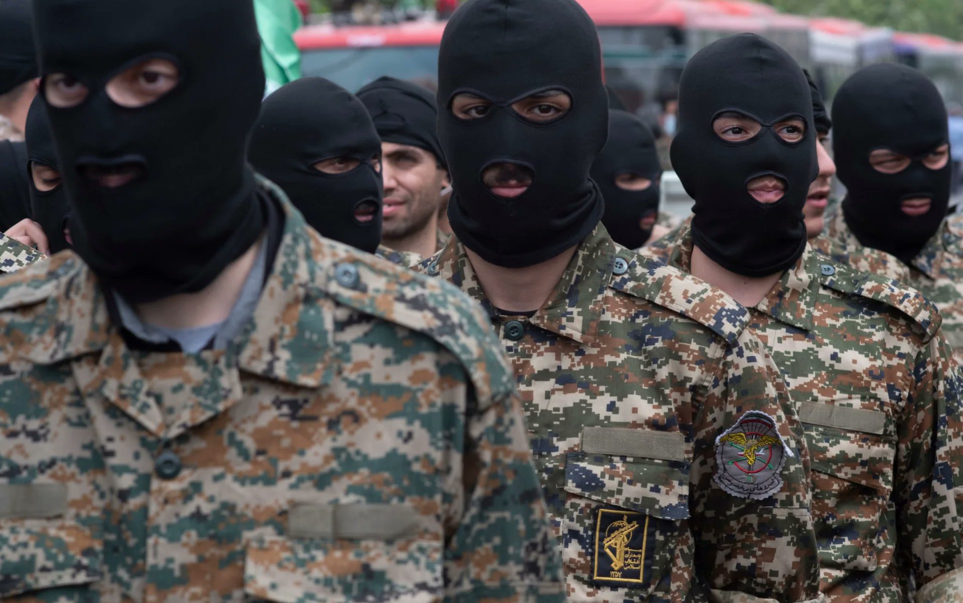 伊朗伊斯蘭革命衛隊（IRGC）。 圖:翻攝自X帳號@MiddleEast_24 
