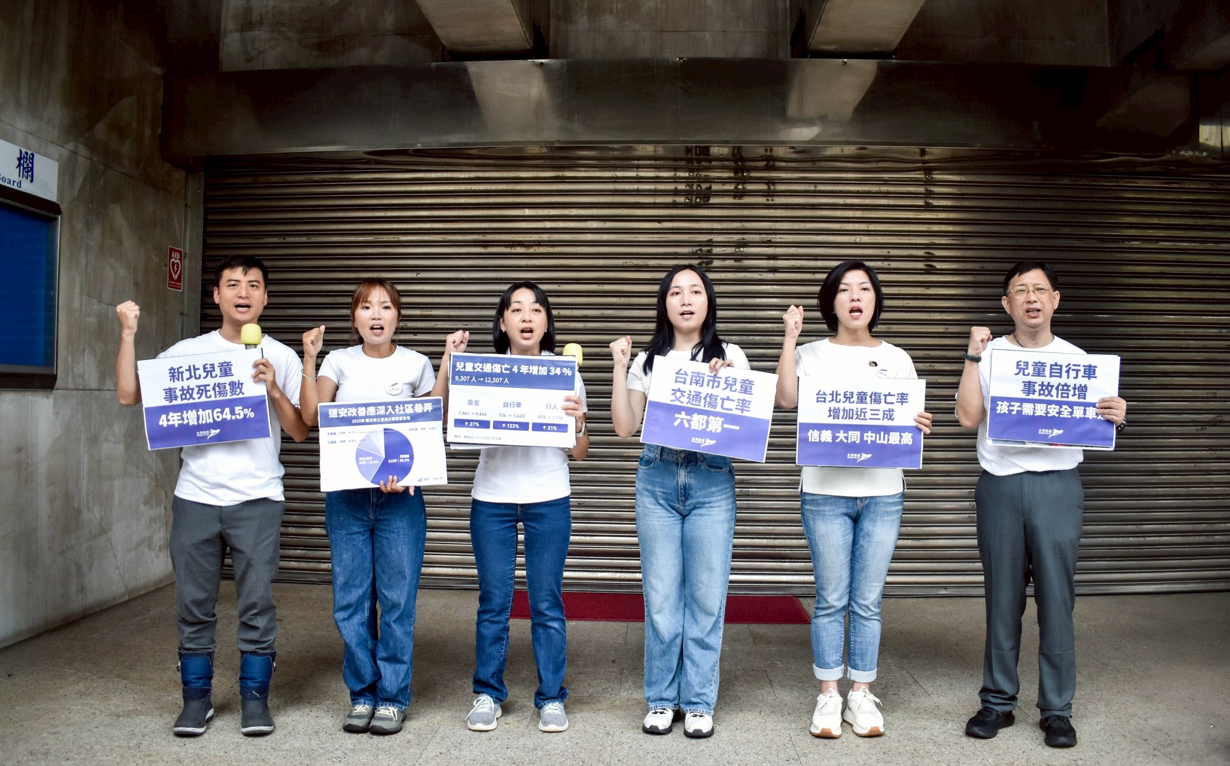 2025兒少交通死傷逾1萬2千人 台灣前進籲政院達成2030「兒少零死亡」