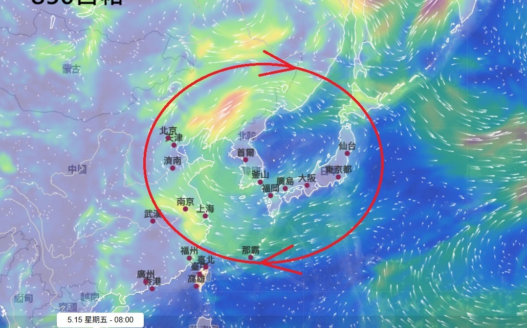 首波滯留鋒面剛走!北方驚現罕見氣流 網憂:梅雨季提早結束?