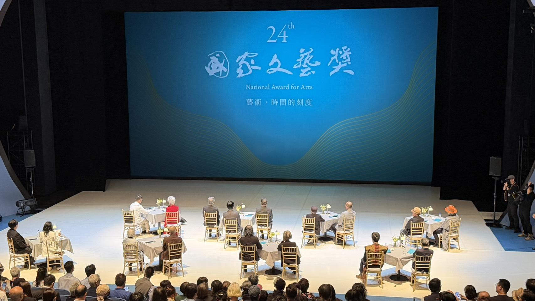  賴清德出席「第24屆國家文藝獎贈獎典禮」。 圖：高逸帆／攝 