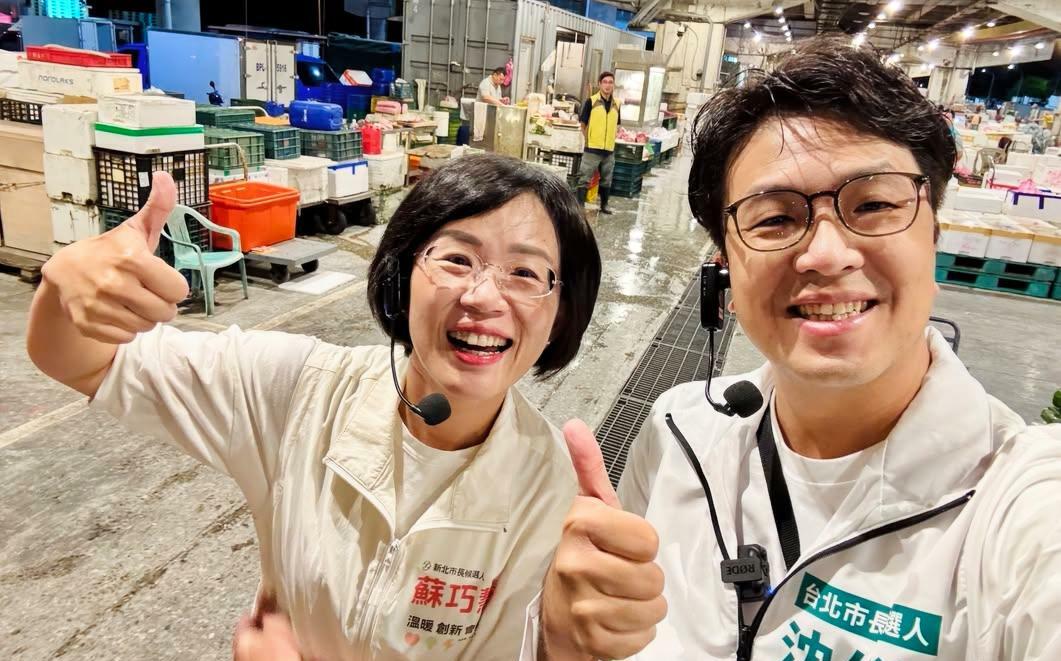 蘇巧慧化身「領頭羊」帶學弟拜票!沈伯洋把她叫成「馬芋圓」