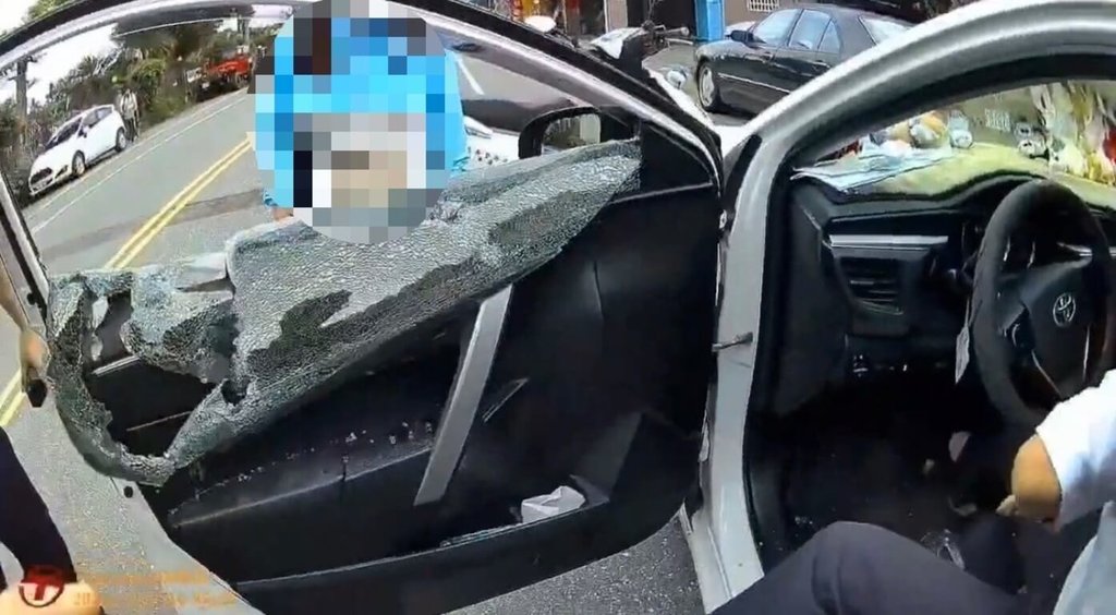 花蓮國中生與母口角竟奪車開走 警破窗攔阻