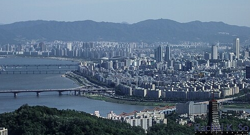  南韓首爾江南地區。 圖 : 翻攝自維基百科 