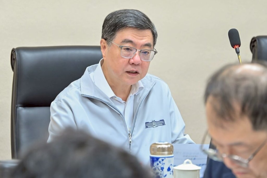 卓榮泰表示，雖然未來挑戰依然嚴峻，但他向在場企業界領袖保證，行政團隊一定會全力以赴，讓台灣整體的經貿體質越來越好。 圖：行政院長提供 