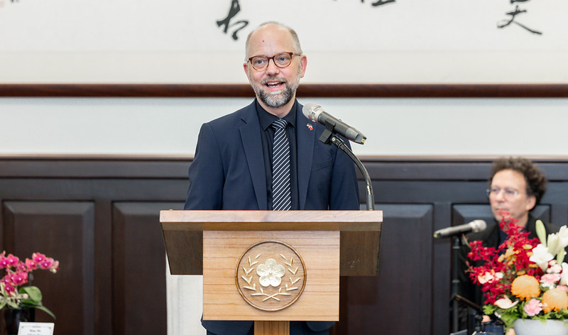  德國國會友台小組主席徐德分（Till Steffen）。 圖：總統府提供 