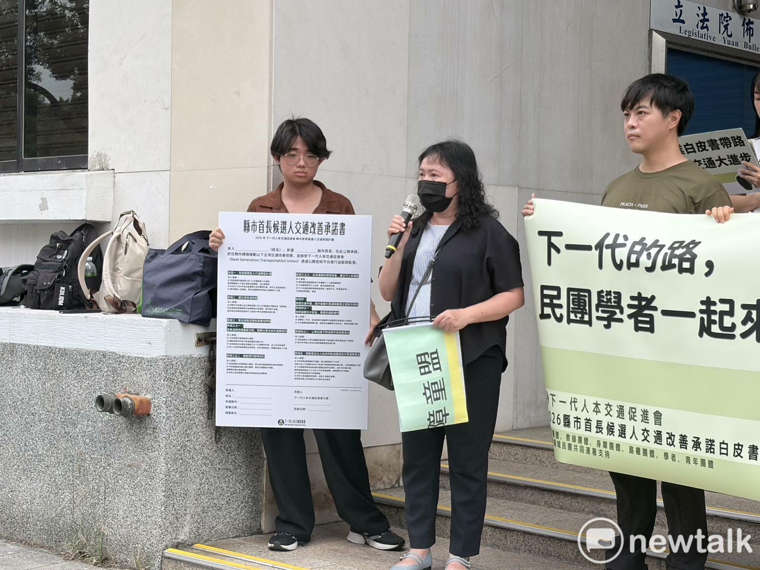  台灣身心障礙兒童權利促進會秘書長周淑菁。 圖:李宣萱/ 攝 