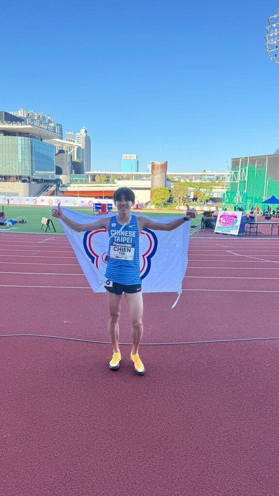 U20田徑亞錦賽 簡子傑3000公尺破最佳奪銀