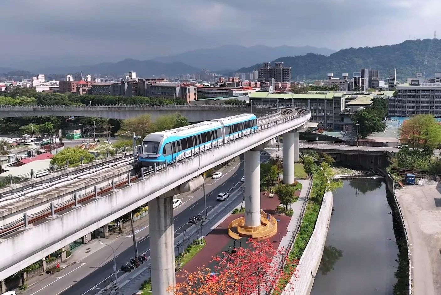  新北捷運三鶯線。 圖：新北捷運工程局／提供（資料照片） 