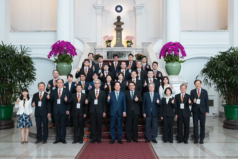 賴清德接見「社團法人中國工程師學會115年度各工程獎項得獎人」。 圖：總統府提供 