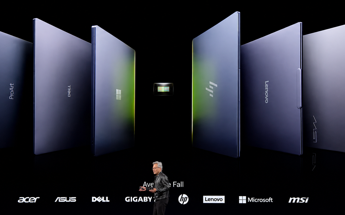 AI筆電大戰開打!黃仁勳推RTX Spark 八大品牌新機秋天登場