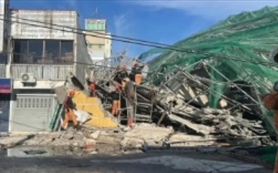 菲律賓9層建築中大樓突坍塌! 已慘釀17死、3失蹤 27人幸運獲救