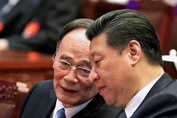 傳言習近平追求連任，集權鐵腕，連老班底王岐山都可能不保，舊部一一落馬。 圖：翻攝自 @cskun1989 X 帳號 