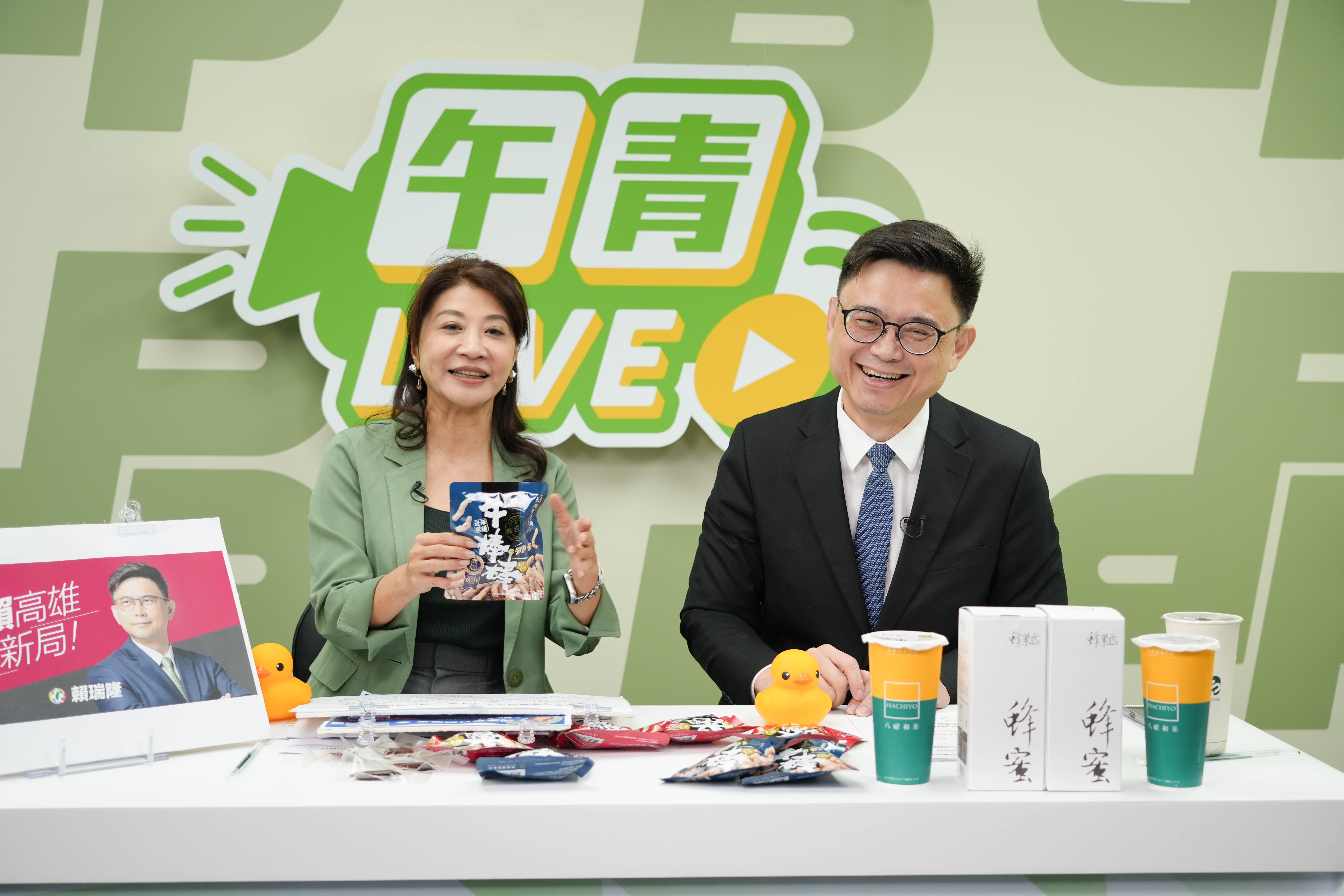  賴瑞隆批評柯志恩擋國防 圖：民進黨提供 