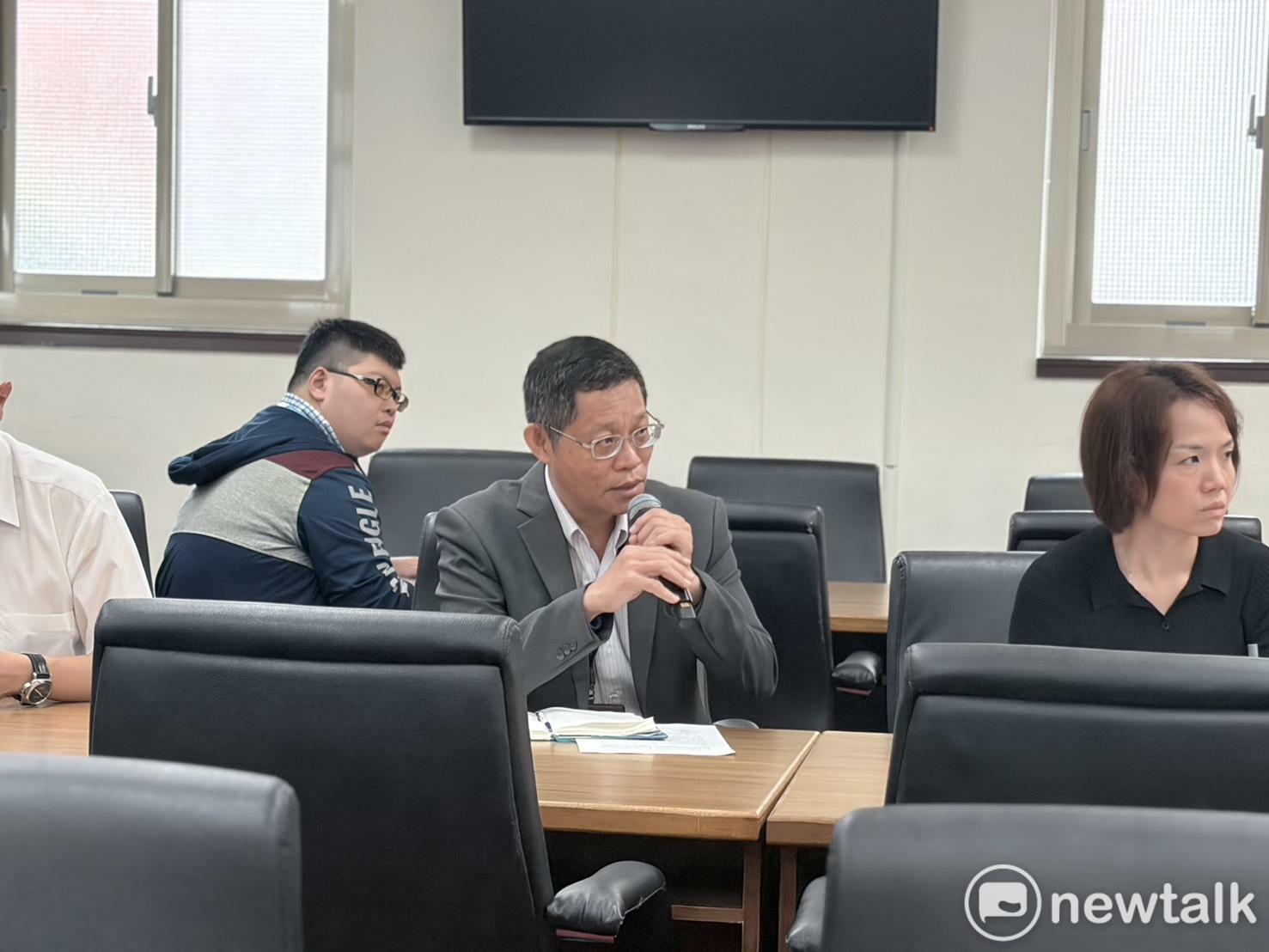  環境部能源署電力發展及管理組組長夏峪泉。 圖：李宣萱/攝 