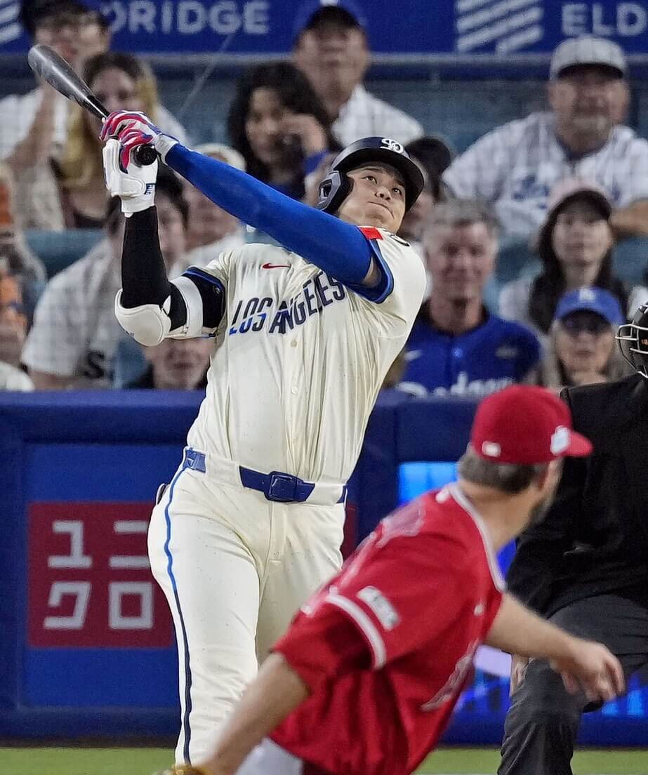 大谷開轟山本連續解決22人 道奇單局灌9分擊落天使