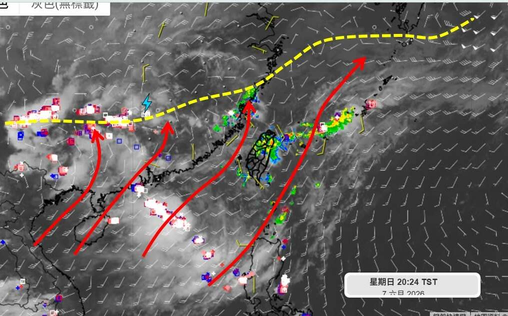 「梅雨鋒面加西南氣流」將報到!氣象專家示警:中南部山區雨量驚人