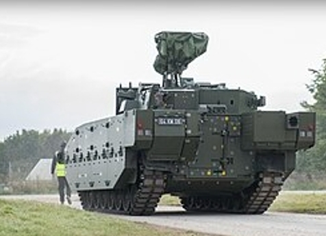  英國阿賈克斯 ( Ajax ) 戰車。 圖 翻攝自維基百科