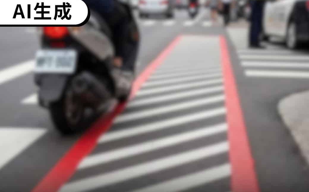壓到「紅白結界」要罰3.6萬?事實查核中心:引導用槽化線最高罰1800!