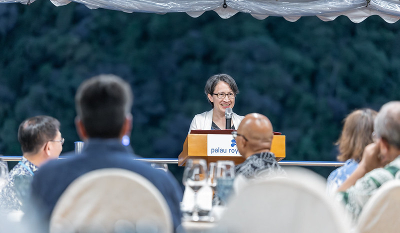 蕭美琴說，台帛將繼續共同為太平洋地區的和平、繁榮、永續與自由，做出有意義的貢獻。圖：總統府提供