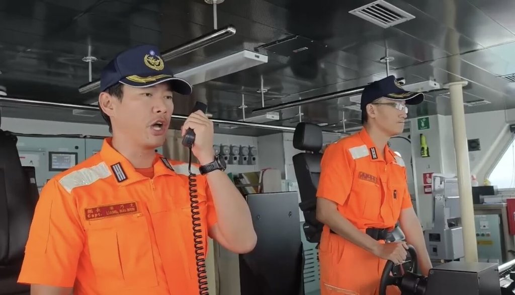 中國公務船假冒管轄權廣播 海巡署:已嚴正警告