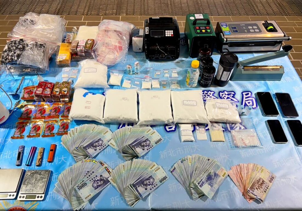 新北破喪屍煙彈分裝場 市價逾億元毒品遭查扣
