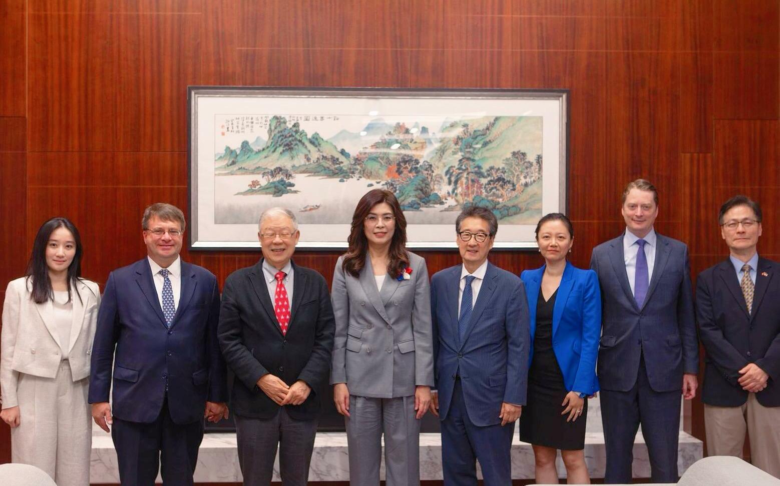 連訪華府重要智庫 鄭麗文又提:兩岸改變現狀要尊重人民意願