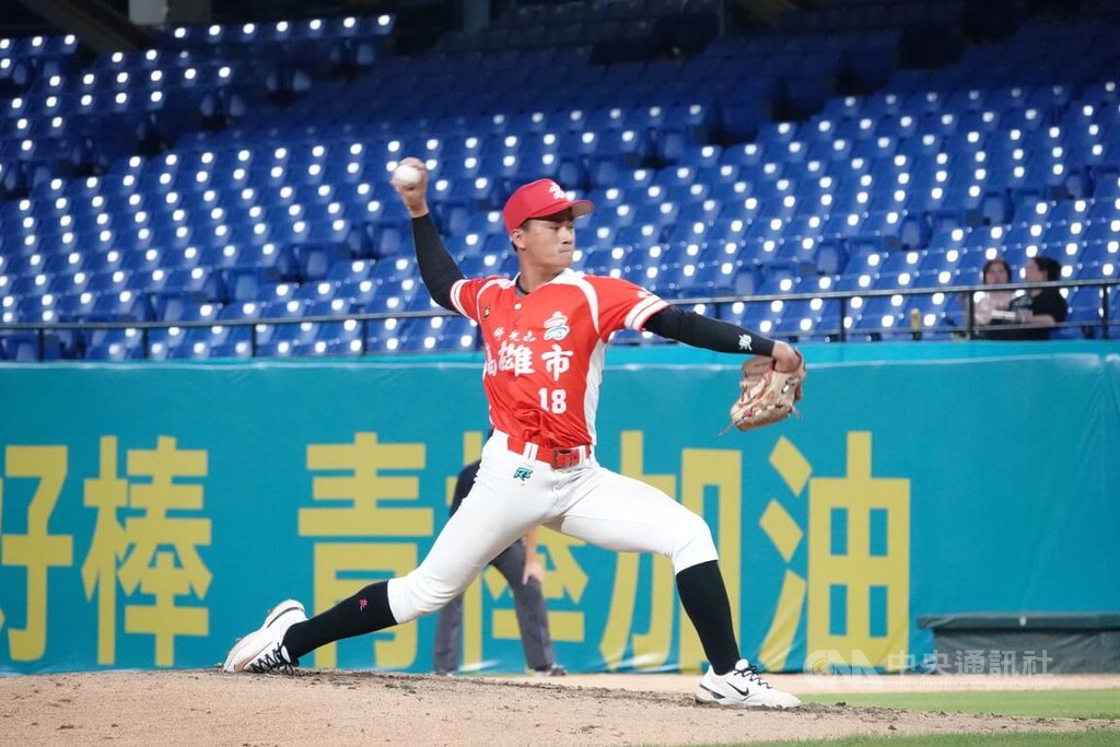 玉山盃陳昱勛眼神堅定完投 高雄睽違6年闖冠軍戰