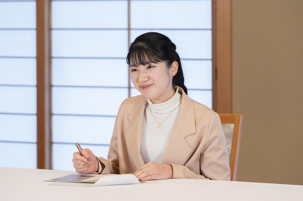  日本天皇德仁女兒愛子內親王。 圖：翻攝自宮內廳官網 