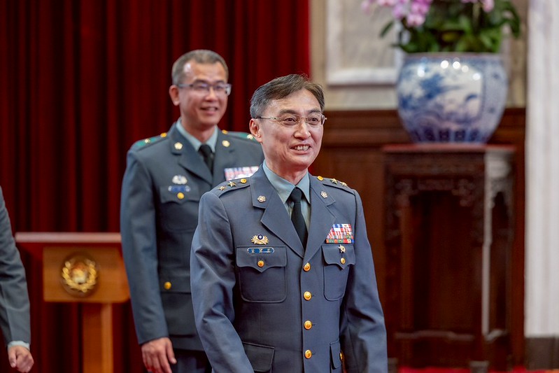  董冀星晉任中將 圖：總統府提供 