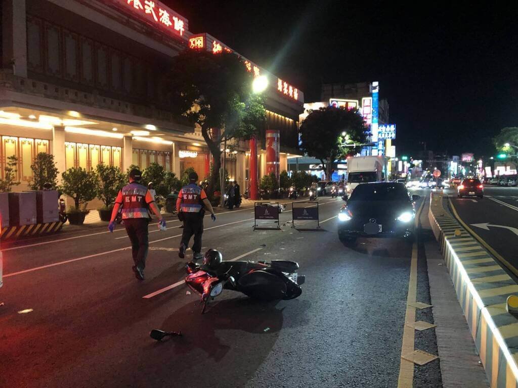 台南市北區汽機車追撞肇逃 孕婦送醫命危