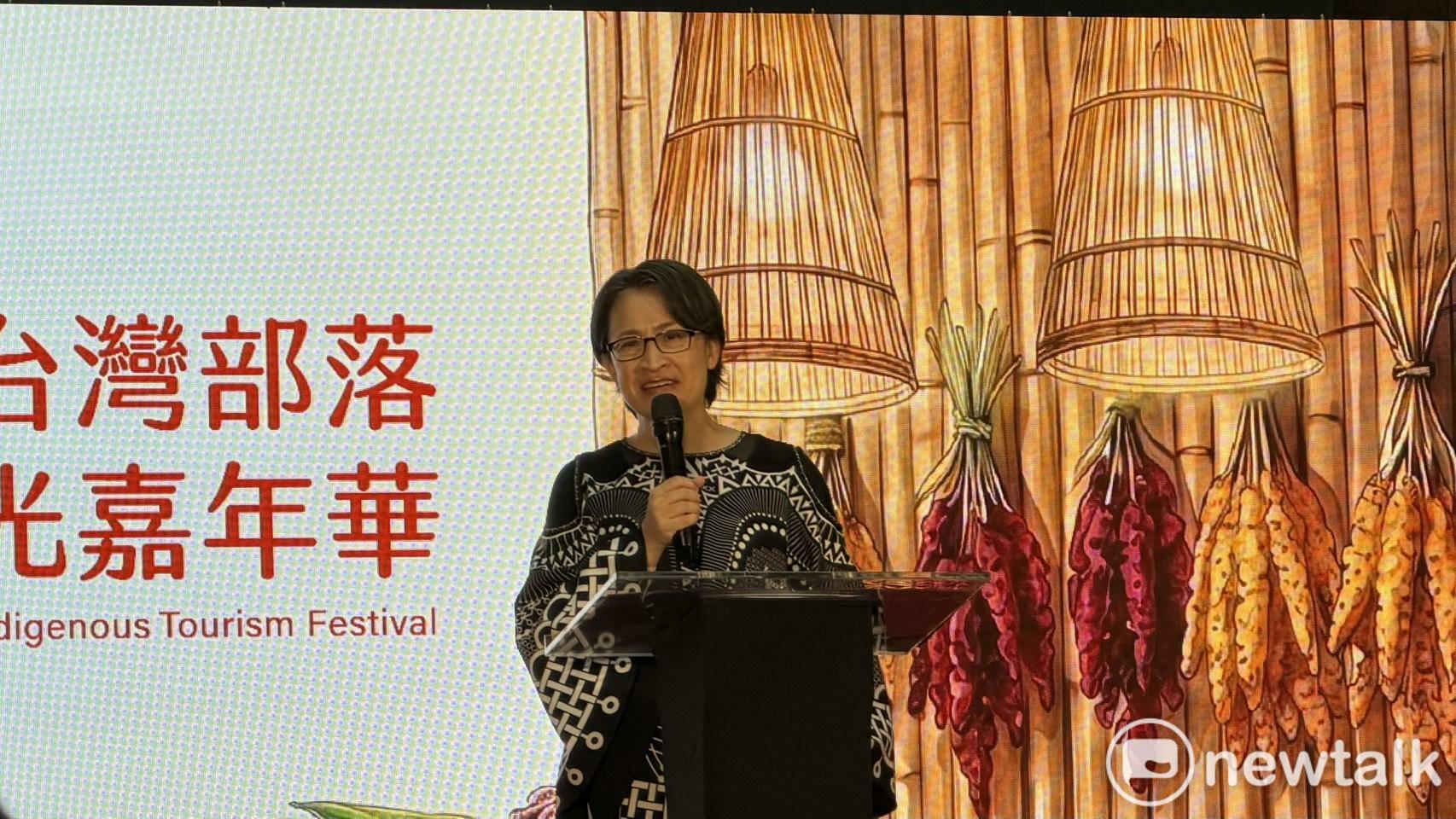  蕭美琴說，認識土地的最重要的第一步，就是要能夠深入部落。 圖：高逸帆／攝 