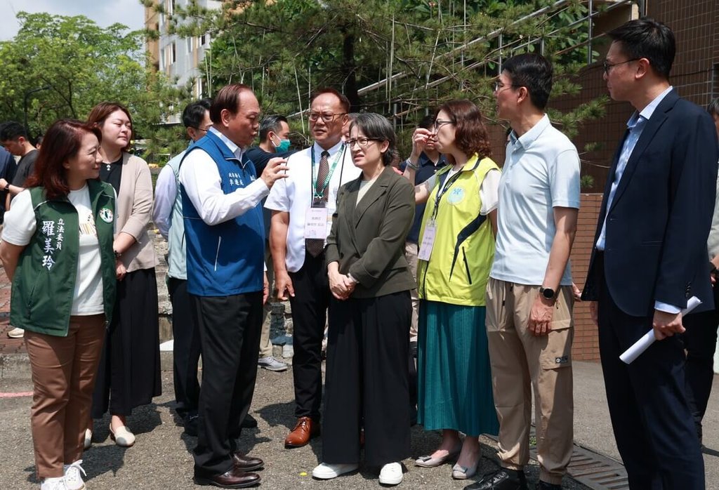 南投城鎮韌性演習逼真 蕭副總統視導並慰勉