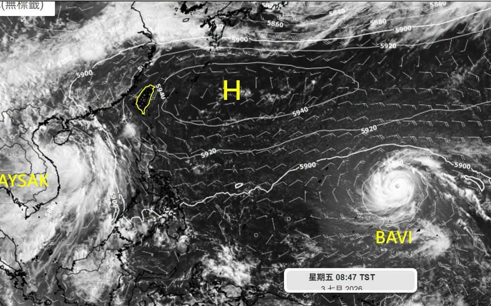 巴威颱風「爆發性增強」成中颱!氣象專家解析對台影響關鍵時間點、條件