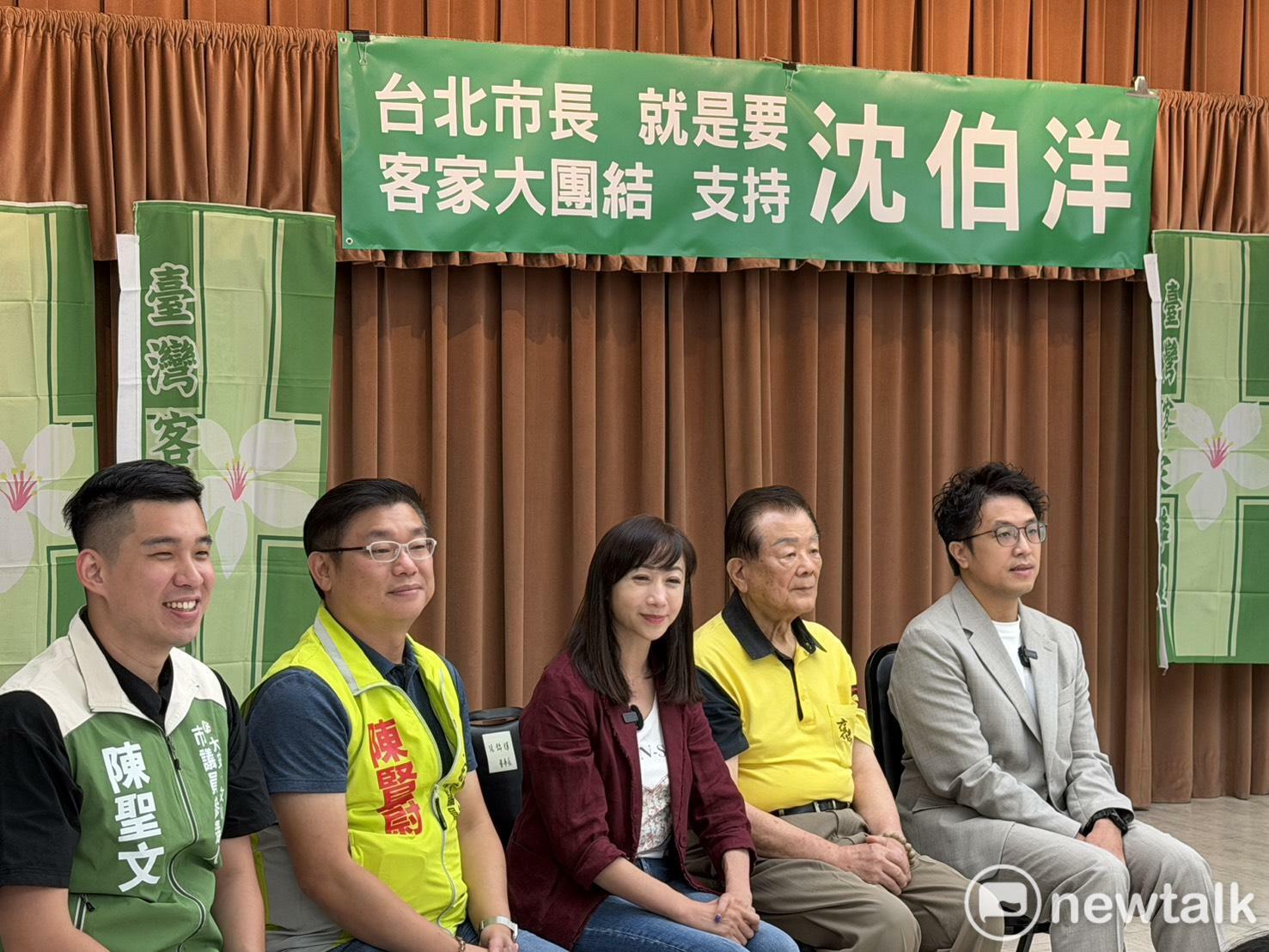  沈伯洋出席台灣客家聯盟協會座談。 圖：高逸帆／攝 