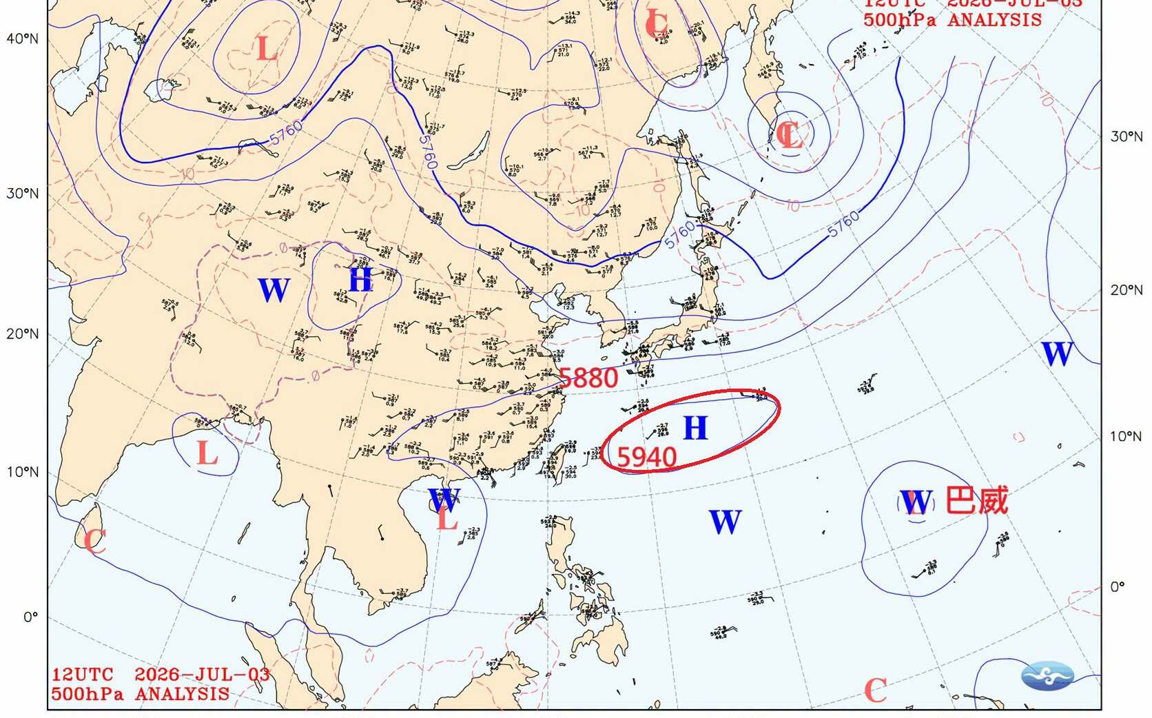 巴威遲未北轉牽動台灣!鄭明典曝:7月7日成路徑關鍵