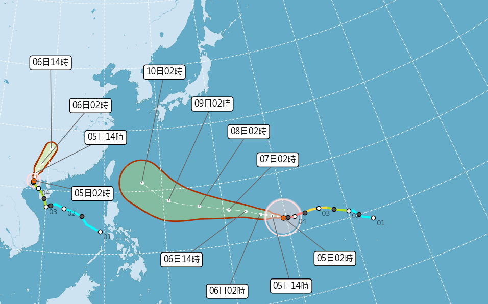 強颱「巴威」暴風圈擴大!10、11日最靠近台灣 吳德榮示警:應及早防颱