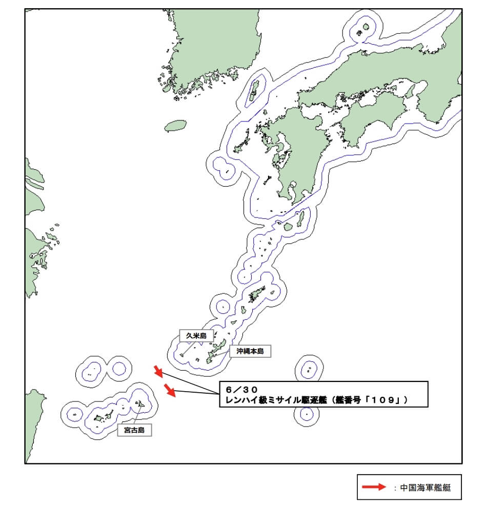 中國7艘軍艦部署西太平洋 一週穿越日本4要道