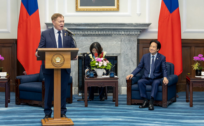  瓜地馬拉共和國國會議長康特雷斯（Luis Alberto Contreras Colíndres）。 圖：總統府提供 
