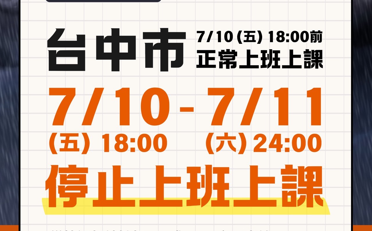 (影)中市府颱風假宣導圖卡挨批 謝志忠怒轟「像詐騙集團」