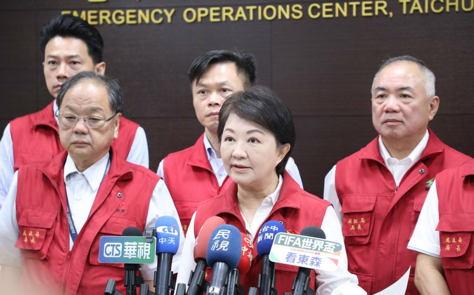 繼續神預測?盧秀燕:台中能否脫離陸上警戒?還要再觀察