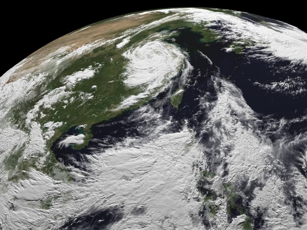 巴威颱風進入安徽 暴風大雨遠至東北、內蒙