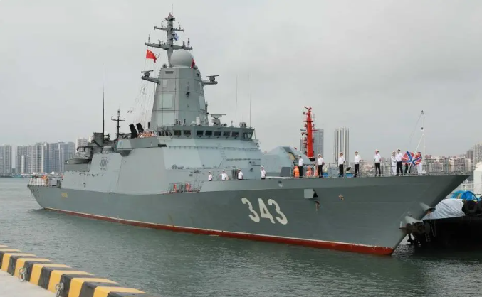 22380 型護衛艦「凜冽號」。 圖:翻攝自軍武次位面