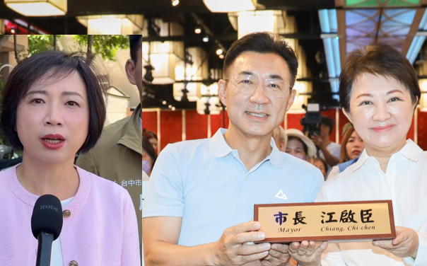 (影)盧秀燕要上凱道 何欣純問江啟臣怎麼看「台中8年僅抽驗油品1次」?