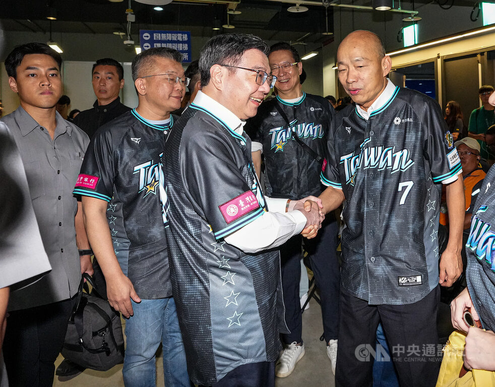 卓榮泰、韓國瑜挺明星賽 蔡其昌:支持棒球不分顏色