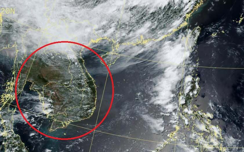 中南半島對流被抑制!西南風北上降雨集中在海上 鄭明典揭關鍵
