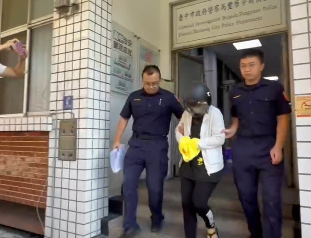 女疑毒駕台中撞6車1死5傷 檢出4種毒品陽性反應